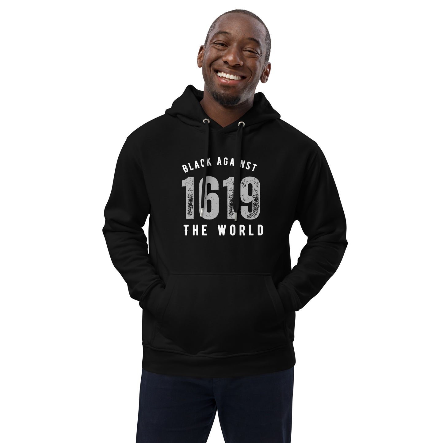 BATW Design 3 Premium Eco hoodie BLACK Unisex