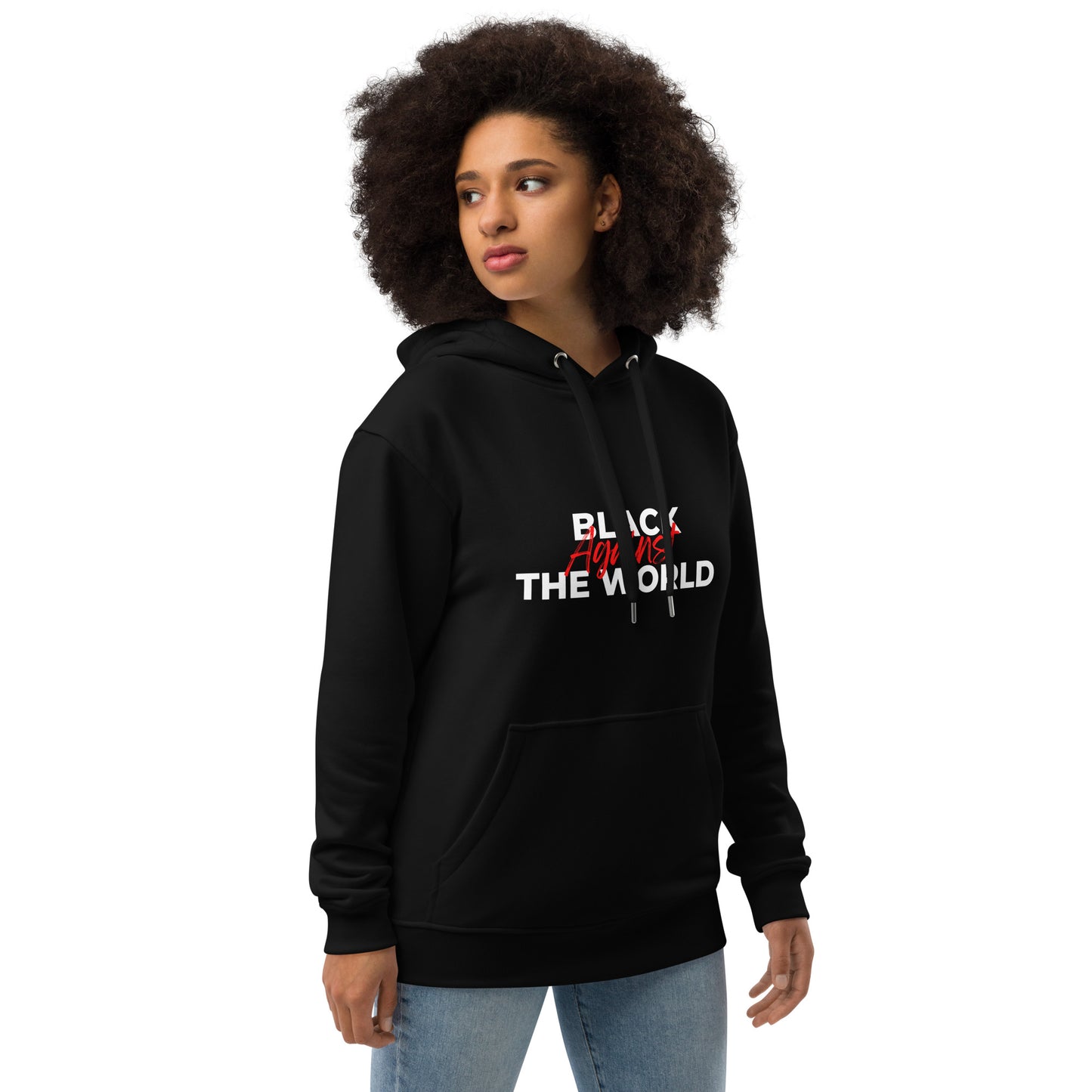 BATW Design 2 Premium Eco hoodie BLACK Unisex