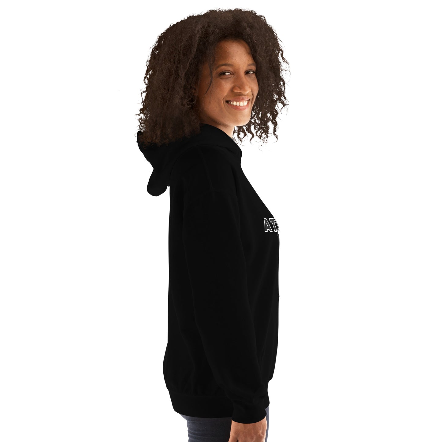 RRR Atlanta Unisex Hoodie BLACK/RED