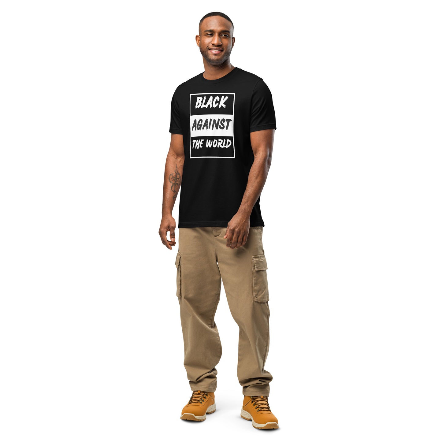 BATW Design 4 Premium cotton T-shirt BLACK Unisex