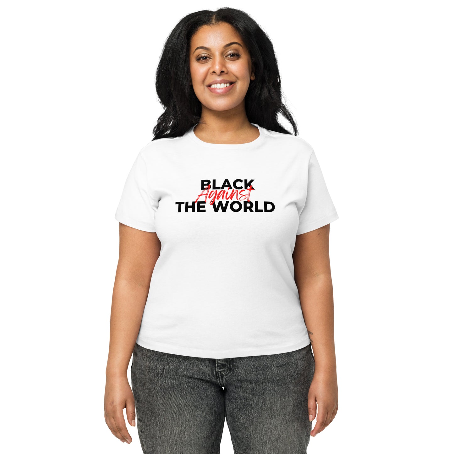 BATW Design 2 High-waisted T shirt WHITE Women
