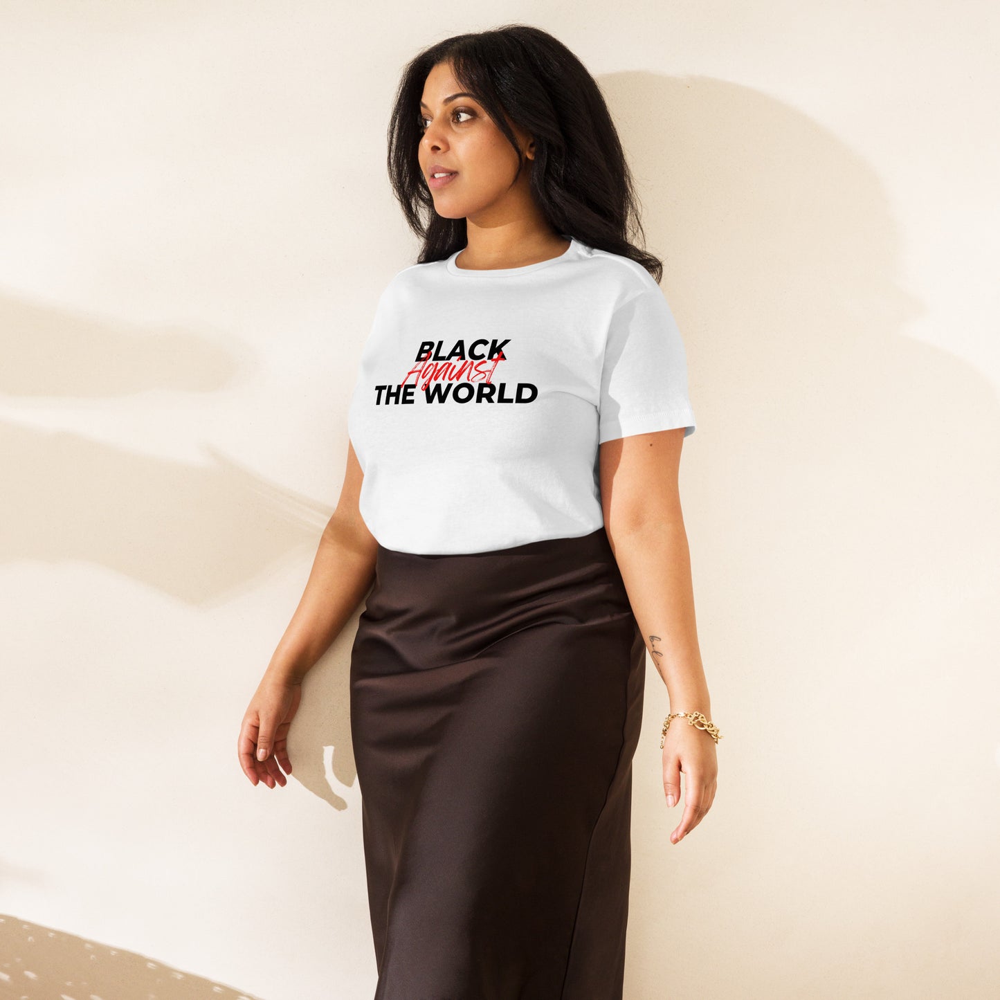 BATW Design 2 High-waisted T shirt WHITE Women