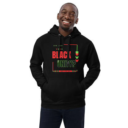 BATW Design 1 Premium Eco hoodie BLACK/WHITE Unisex